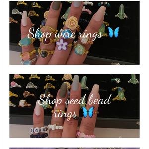 Handmade rings and bracelets